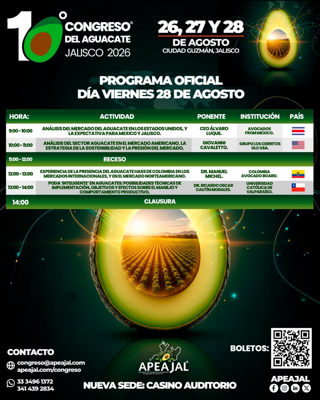 Programa Viernes 28 de Agosto
